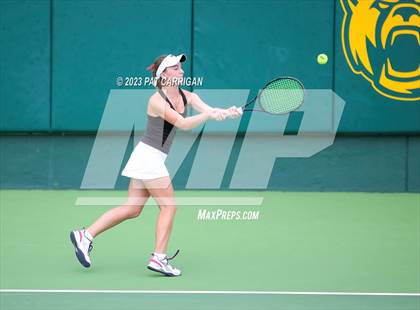 Thumbnail 2 in Round Rock Westwood vs Memorial (UIL 6A Team Tennis Final) photogallery.