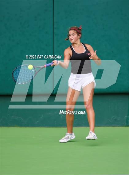 Thumbnail 3 in Round Rock Westwood vs Memorial (UIL 6A Team Tennis Final) photogallery.