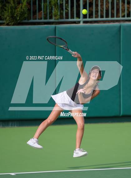 Thumbnail 2 in Round Rock Westwood vs Memorial (UIL 6A Team Tennis Final) photogallery.