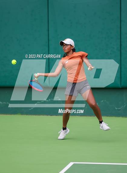 Thumbnail 1 in Round Rock Westwood vs Memorial (UIL 6A Team Tennis Final) photogallery.