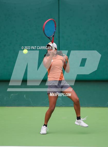 Thumbnail 2 in Round Rock Westwood vs Memorial (UIL 6A Team Tennis Final) photogallery.