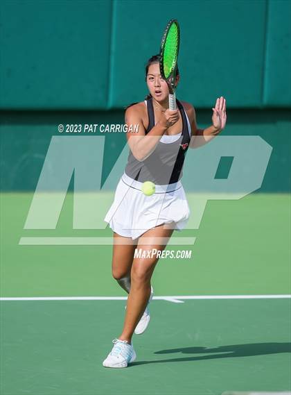 Thumbnail 3 in Round Rock Westwood vs Memorial (UIL 6A Team Tennis Final) photogallery.