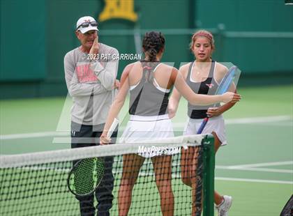 Thumbnail 1 in Round Rock Westwood vs Memorial (UIL 6A Team Tennis Final) photogallery.