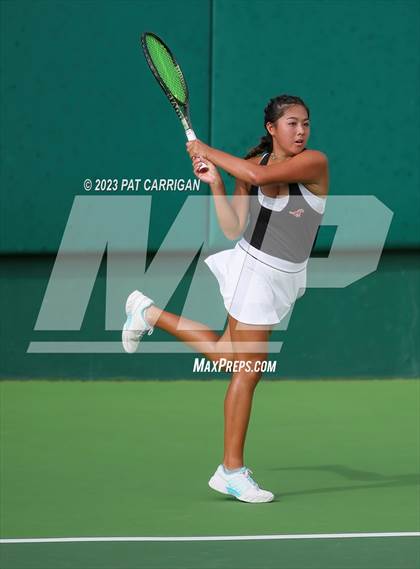 Thumbnail 3 in Round Rock Westwood vs Memorial (UIL 6A Team Tennis Final) photogallery.