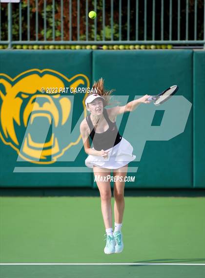 Thumbnail 3 in Round Rock Westwood vs Memorial (UIL 6A Team Tennis Final) photogallery.