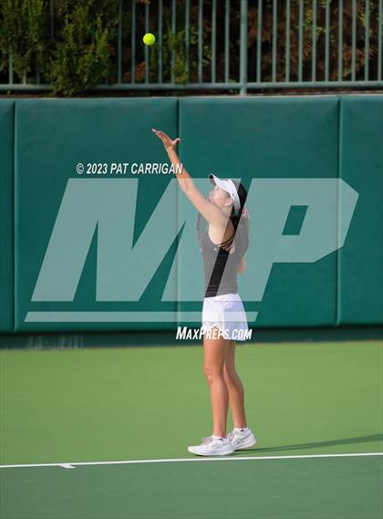 Thumbnail 3 in Round Rock Westwood vs Memorial (UIL 6A Team Tennis Final) photogallery.