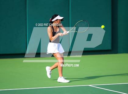 Thumbnail 2 in Round Rock Westwood vs Memorial (UIL 6A Team Tennis Final) photogallery.