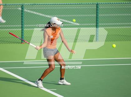 Thumbnail 2 in Round Rock Westwood vs Memorial (UIL 6A Team Tennis Final) photogallery.