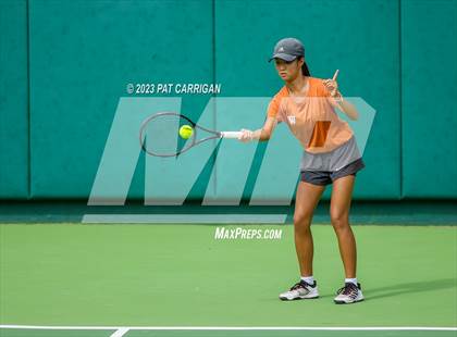 Thumbnail 3 in Round Rock Westwood vs Memorial (UIL 6A Team Tennis Final) photogallery.