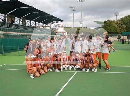 Thumbnail 3 in Round Rock Westwood vs Memorial (UIL 6A Team Tennis Final) photogallery.