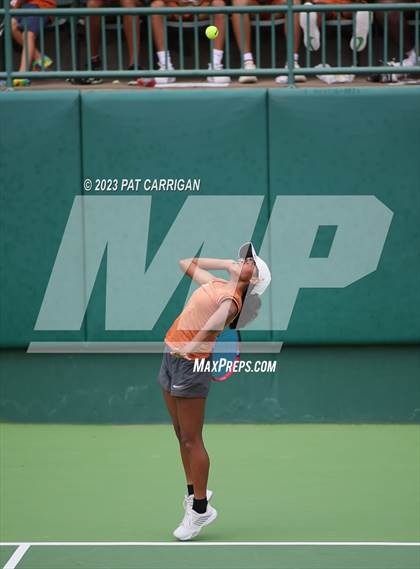Thumbnail 1 in Round Rock Westwood vs Memorial (UIL 6A Team Tennis Final) photogallery.