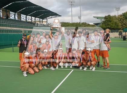 Thumbnail 1 in Round Rock Westwood vs Memorial (UIL 6A Team Tennis Final) photogallery.