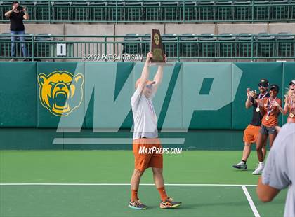 Thumbnail 3 in Round Rock Westwood vs Memorial (UIL 6A Team Tennis Final) photogallery.