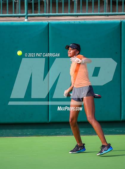Thumbnail 3 in Round Rock Westwood vs Memorial (UIL 6A Team Tennis Final) photogallery.