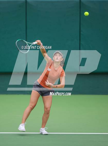 Thumbnail 3 in Round Rock Westwood vs Memorial (UIL 6A Team Tennis Final) photogallery.