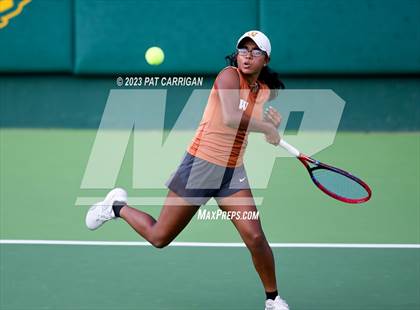 Thumbnail 1 in Round Rock Westwood vs Memorial (UIL 6A Team Tennis Final) photogallery.