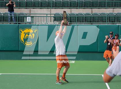Thumbnail 2 in Round Rock Westwood vs Memorial (UIL 6A Team Tennis Final) photogallery.