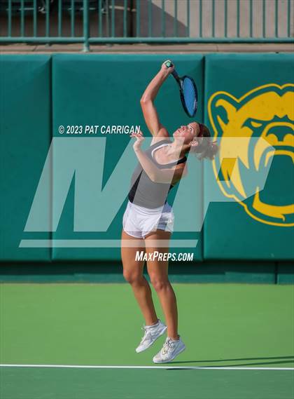 Thumbnail 2 in Round Rock Westwood vs Memorial (UIL 6A Team Tennis Final) photogallery.
