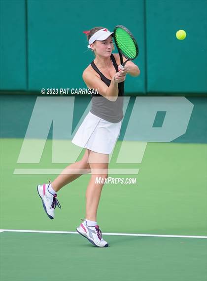 Thumbnail 3 in Round Rock Westwood vs Memorial (UIL 6A Team Tennis Final) photogallery.