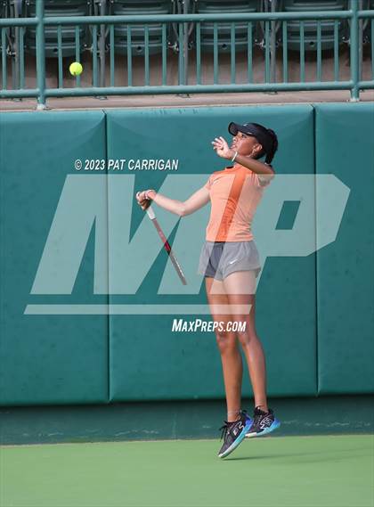 Thumbnail 2 in Round Rock Westwood vs Memorial (UIL 6A Team Tennis Final) photogallery.