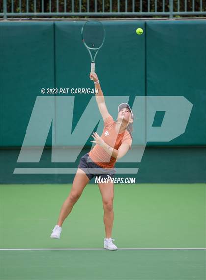 Thumbnail 1 in Round Rock Westwood vs Memorial (UIL 6A Team Tennis Final) photogallery.