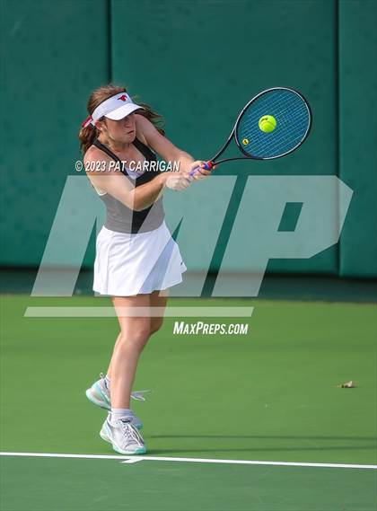 Thumbnail 3 in Round Rock Westwood vs Memorial (UIL 6A Team Tennis Final) photogallery.