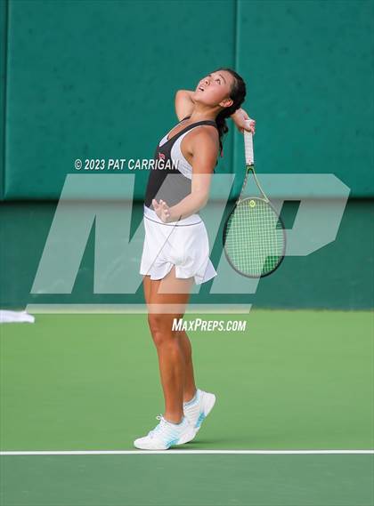 Thumbnail 3 in Round Rock Westwood vs Memorial (UIL 6A Team Tennis Final) photogallery.