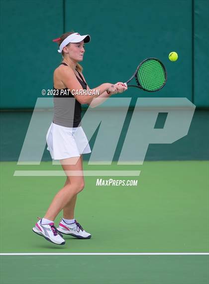 Thumbnail 3 in Round Rock Westwood vs Memorial (UIL 6A Team Tennis Final) photogallery.