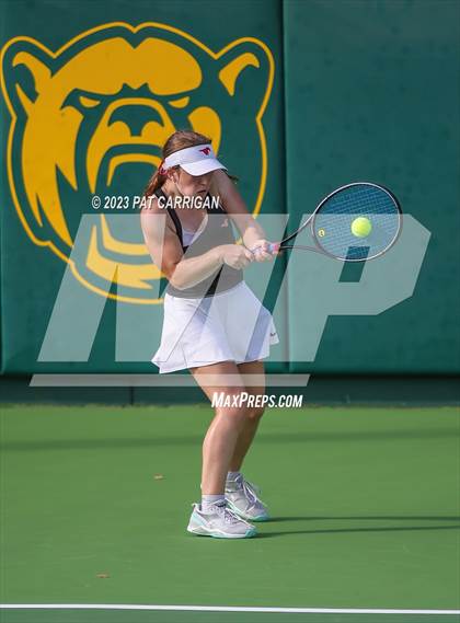 Thumbnail 2 in Round Rock Westwood vs Memorial (UIL 6A Team Tennis Final) photogallery.