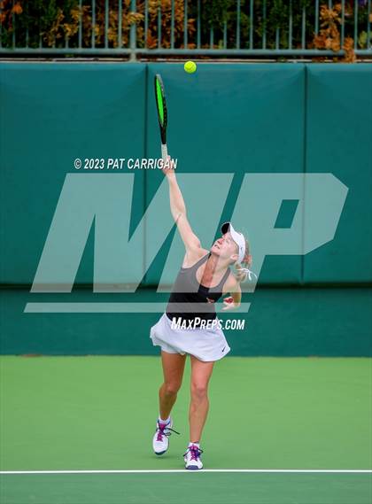 Thumbnail 3 in Round Rock Westwood vs Memorial (UIL 6A Team Tennis Final) photogallery.
