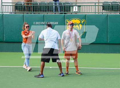 Thumbnail 3 in Round Rock Westwood vs Memorial (UIL 6A Team Tennis Final) photogallery.