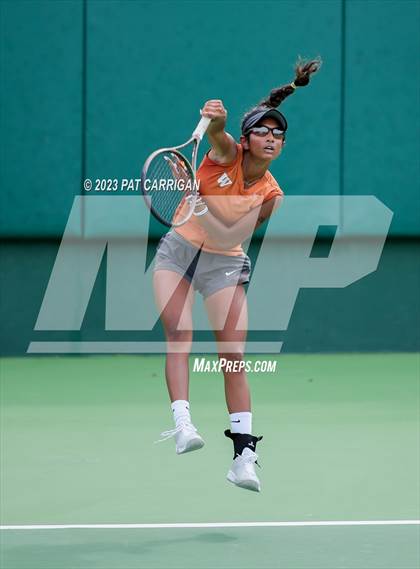 Thumbnail 2 in Round Rock Westwood vs Memorial (UIL 6A Team Tennis Final) photogallery.