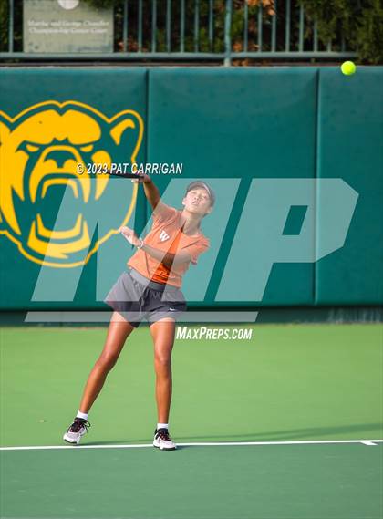 Thumbnail 3 in Round Rock Westwood vs Memorial (UIL 6A Team Tennis Final) photogallery.