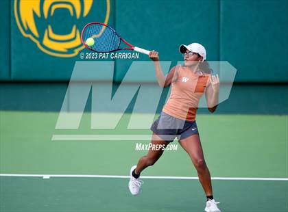 Thumbnail 3 in Round Rock Westwood vs Memorial (UIL 6A Team Tennis Final) photogallery.