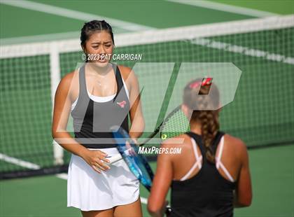 Thumbnail 3 in Round Rock Westwood vs Memorial (UIL 6A Team Tennis Final) photogallery.