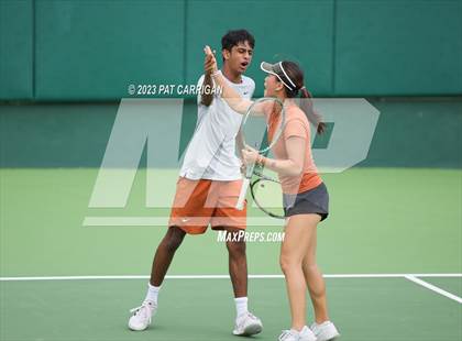 Thumbnail 1 in Round Rock Westwood vs Memorial (UIL 6A Team Tennis Final) photogallery.