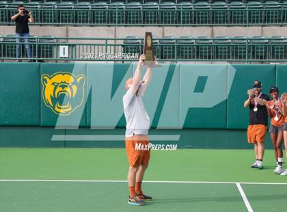 Thumbnail 3 in Round Rock Westwood vs Memorial (UIL 6A Team Tennis Final) photogallery.
