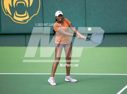 Thumbnail 2 in Round Rock Westwood vs Memorial (UIL 6A Team Tennis Final) photogallery.
