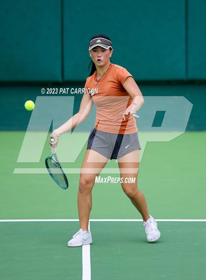 Thumbnail 1 in Round Rock Westwood vs Memorial (UIL 6A Team Tennis Final) photogallery.
