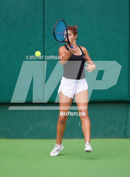 Thumbnail 1 in Round Rock Westwood vs Memorial (UIL 6A Team Tennis Final) photogallery.