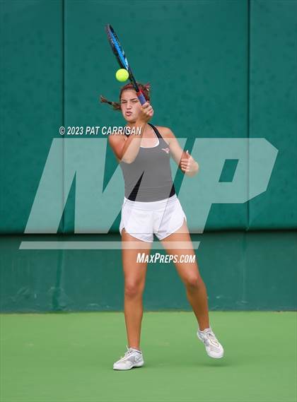 Thumbnail 3 in Round Rock Westwood vs Memorial (UIL 6A Team Tennis Final) photogallery.