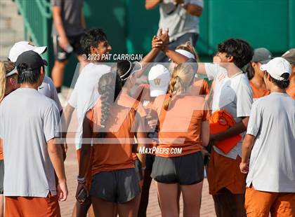 Thumbnail 2 in Round Rock Westwood vs Memorial (UIL 6A Team Tennis Final) photogallery.