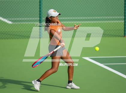 Thumbnail 3 in Round Rock Westwood vs Memorial (UIL 6A Team Tennis Final) photogallery.