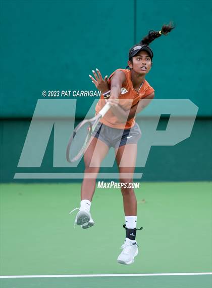 Thumbnail 3 in Round Rock Westwood vs Memorial (UIL 6A Team Tennis Final) photogallery.