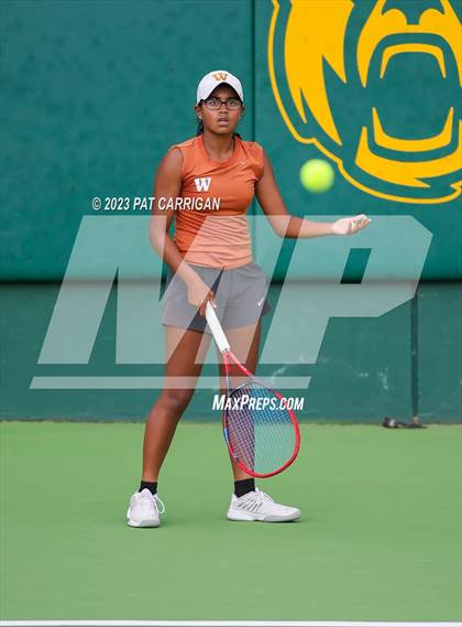 Thumbnail 1 in Round Rock Westwood vs Memorial (UIL 6A Team Tennis Final) photogallery.