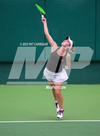 Thumbnail 2 in Round Rock Westwood vs Memorial (UIL 6A Team Tennis Final) photogallery.
