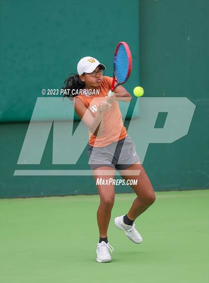 Thumbnail 1 in Round Rock Westwood vs Memorial (UIL 6A Team Tennis Final) photogallery.