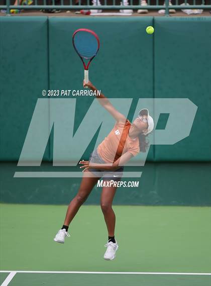 Thumbnail 3 in Round Rock Westwood vs Memorial (UIL 6A Team Tennis Final) photogallery.