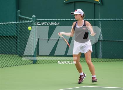 Thumbnail 3 in Round Rock Westwood vs Memorial (UIL 6A Team Tennis Final) photogallery.