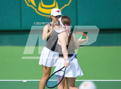Thumbnail 3 in Round Rock Westwood vs Memorial (UIL 6A Team Tennis Final) photogallery.